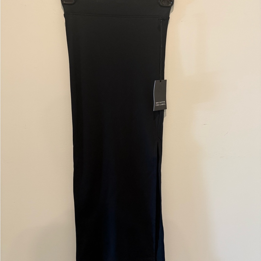 Brunette The Label Black Maxi Skirt